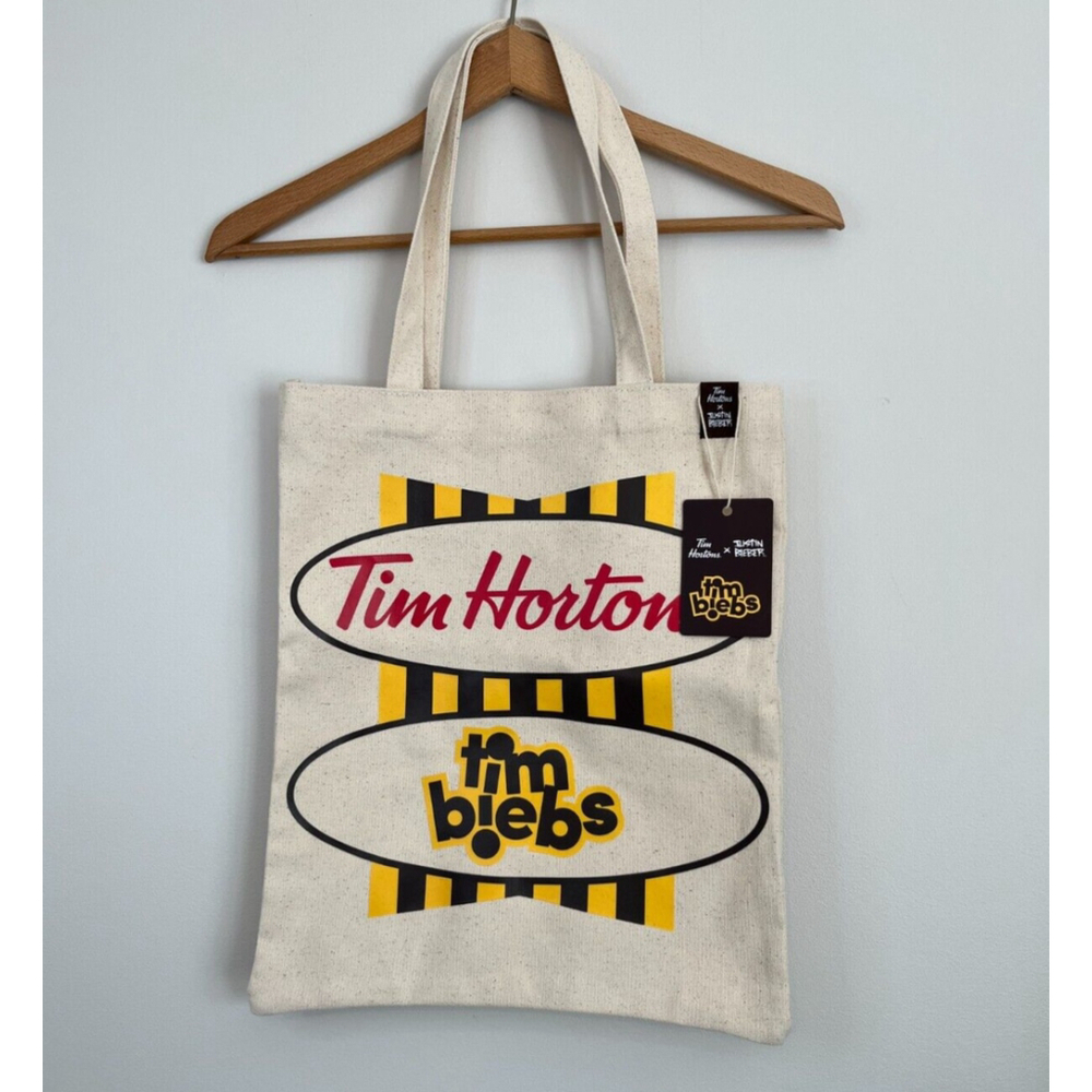 Tim Hortons Justin Bieber Tim Biebs Canvas Tote Bag